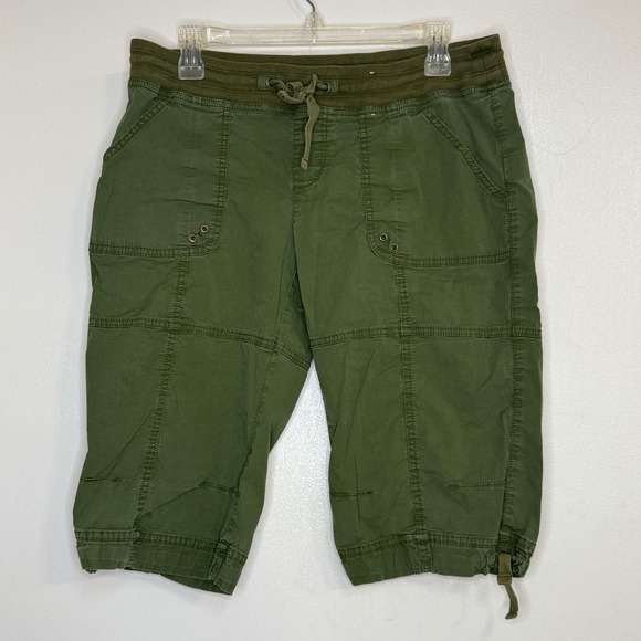 Old Navy Other - Old Navy Coast to Coast Mens Green Cargo Shorts Stretch Knit Waist‎ Size M